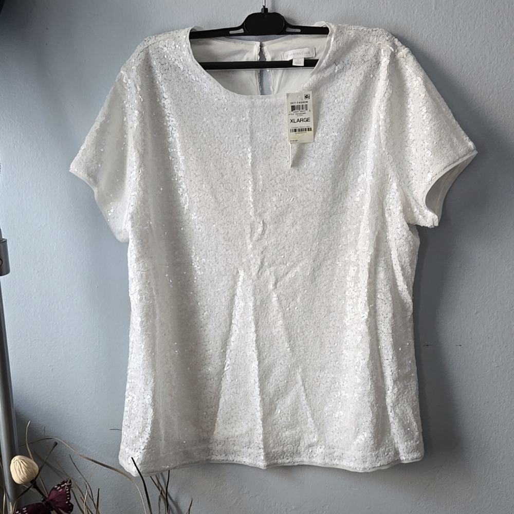 Charter Club XL Sequeen Blouse